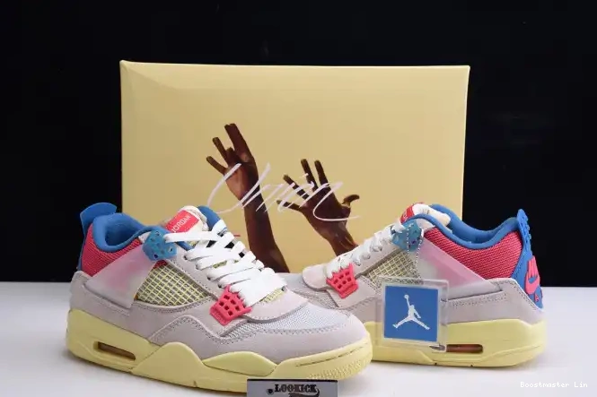 Bmlin Retro 4 Ice Air Union DC9533-800 Jordan Guava 0604